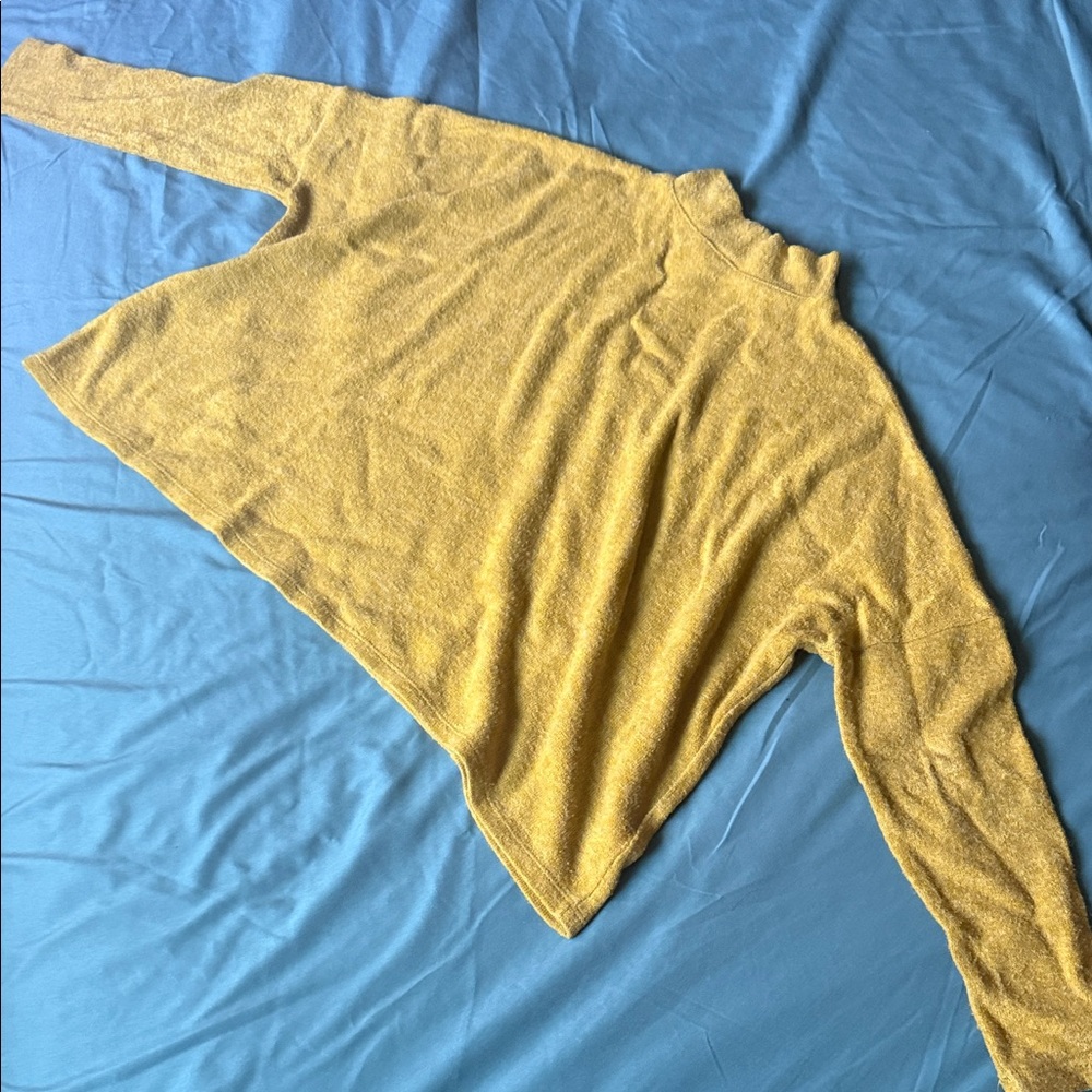Cozy Mustard Sweater Shirt